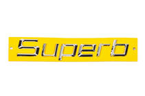 Skoda Superb 2009–2015 Uzraksts Superb 2009-2013 (170 x 30 mm) foto 2