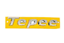 Peugeot Partner Tepee 2008–2018 Tepee uzraksta emblēma (130 mm x 25 mm) foto 2