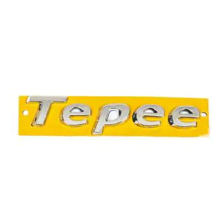 Tepee uzraksta emblēma (130 mm x 25 mm) foto 2