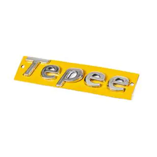 Tepee uzraksta emblēma (130 mm x 25 mm) foto 1