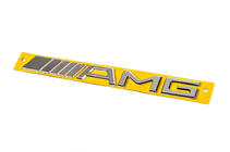 Mercedes-Benz AMG emblēma (20 cm, ABS, hromēts) foto 1
