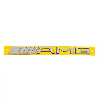 AMG emblēma (20 cm, ABS, hromēts) foto 2