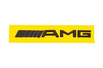Mercedes-Benz AMG emblēma (20 cm, ABS, melna) foto 2