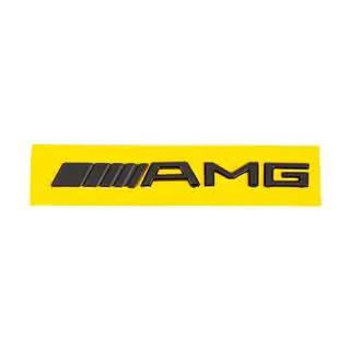 AMG emblēma (20 cm, ABS, melna) foto 2