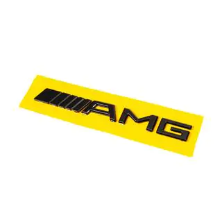 AMG emblēma (20 cm, ABS, melna) foto 1