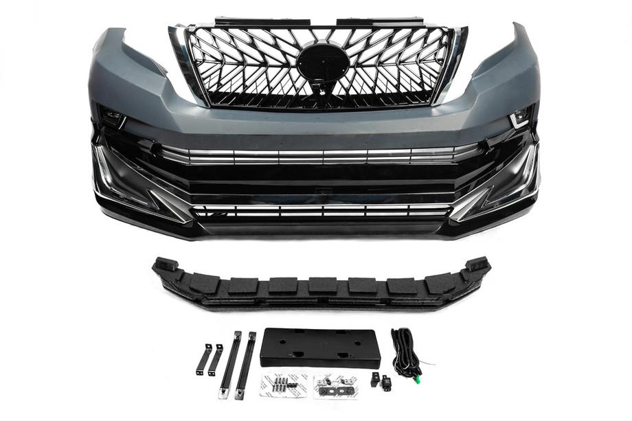 Toyota Land Cruiser Prado 150 2009–2023 Priekšējais bamperis Modelista 2013-2017 Foto 4