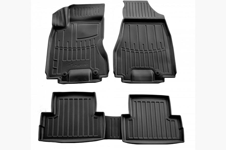 Nissan X-trail T31 2007–2014 Stingray 3D salona paklājiņi (5 gab., poliuretāns) Image