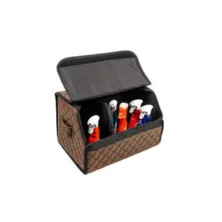 ECO bagāžnieka organizatora soma (50x30x30, brūna) foto 2