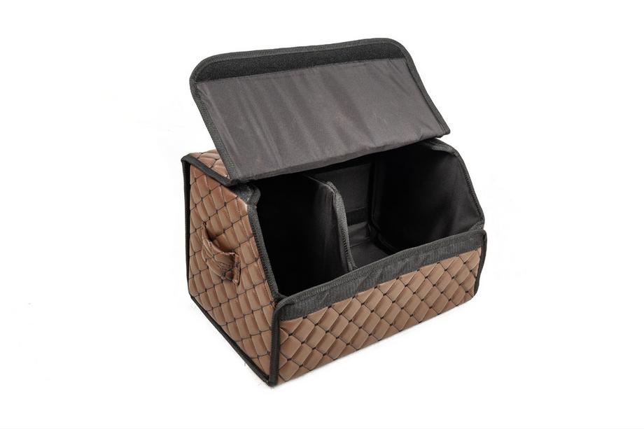 ECO bagāžnieka organizatora soma (50x30x30, brūna) Foto 5