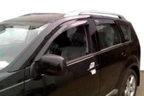 Peugeot 4007 2007–2013 Logu vēja deflektori (4 gab., HIC) foto 6