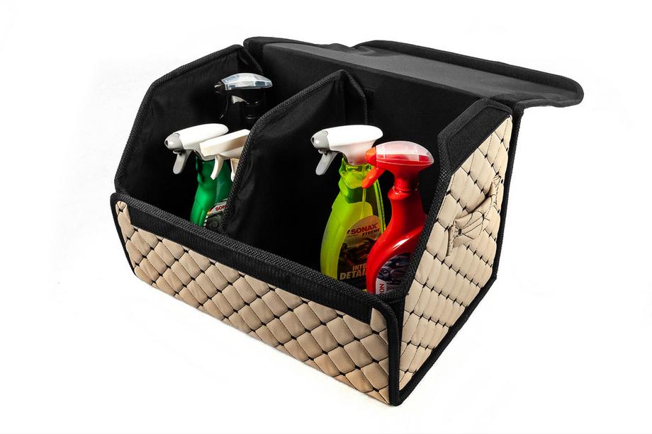 Bagāžnieka organizatora soma ECO (50x30x30, bēša) Foto 2