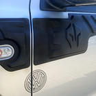 Volkswagen Amarok 2010–2022 Durvju augšējās līstes (6 gab., ABS) foto 4