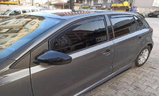 Volkswagen Polo 2010–2017 Logu vēja deflektori, ieliekamie HB (Esa, 4 gab.) foto 1