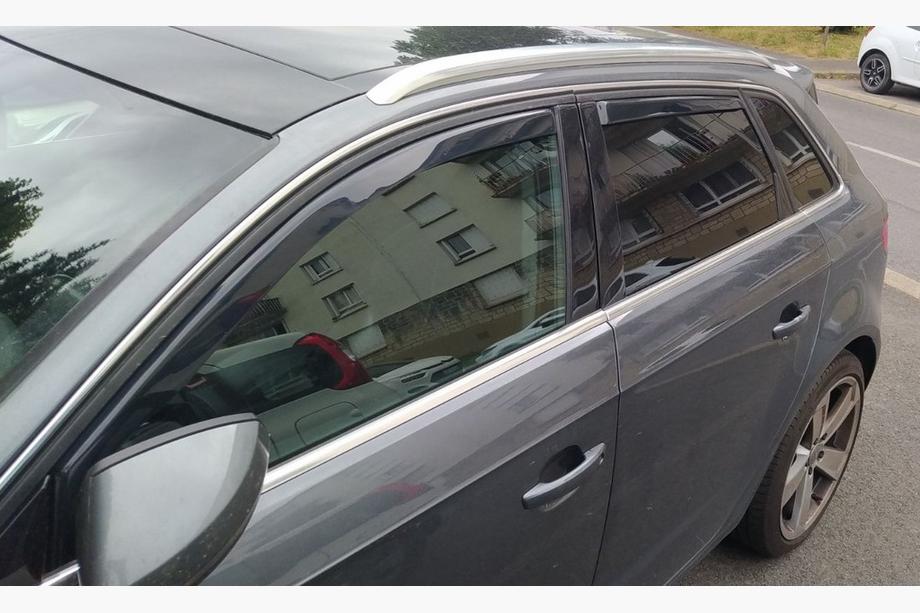 Audi A3 2012–2020 Ievietojami logu vēja deflektori Sportback (Esa, 4 gab.) Image