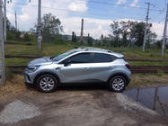 Renault Captur 2013–2019 Jumta reliņi Skyport (matēti pelēki) foto 1