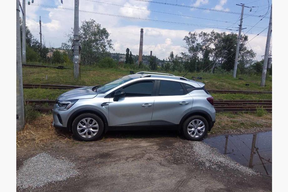 Renault Captur 2013–2019 Jumta reliņi Skyport (matēti pelēki) Image