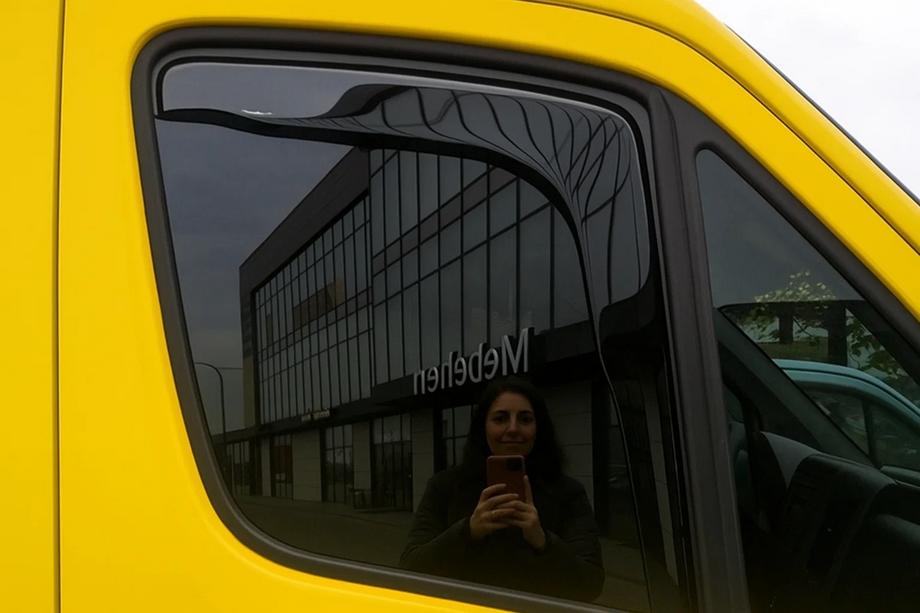 Mercedes Sprinter W906 2006–2018 Logu vēja deflektori, ieliekamie (Esa, 2 gab.) Image