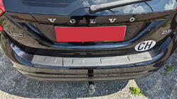 Volvo V60 2011–2018 Aizmugurējā bampera difuzora uzlika Esa (ABS) foto 1