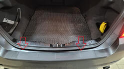 BMW 5. sērija F10/F11 2010–2016 Aizmugurējā bufera difuzors Esa (Sedan, ABS) foto 1
