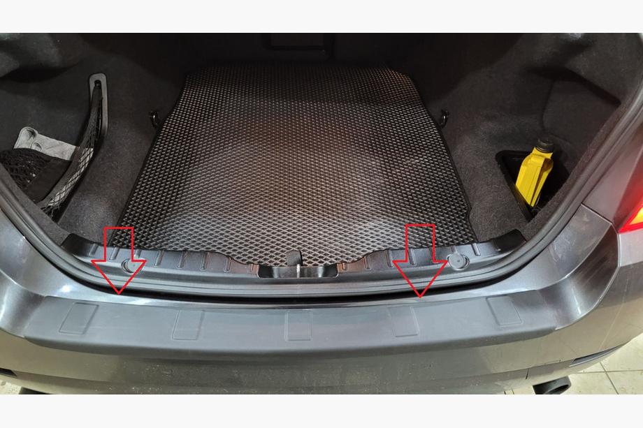 BMW 5. sērija F10/F11 2010–2016 Aizmugurējā bufera difuzors Esa (Sedan, ABS) Image