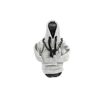 Pārnesumu sviras pārvalks hoodie stilā (pelēks, melna aukliņa) foto 1