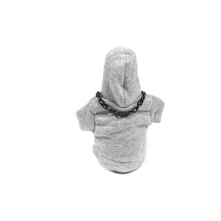 Pārnesumu sviras pārvalks hoodie stilā (pelēks, melna aukliņa) foto 4