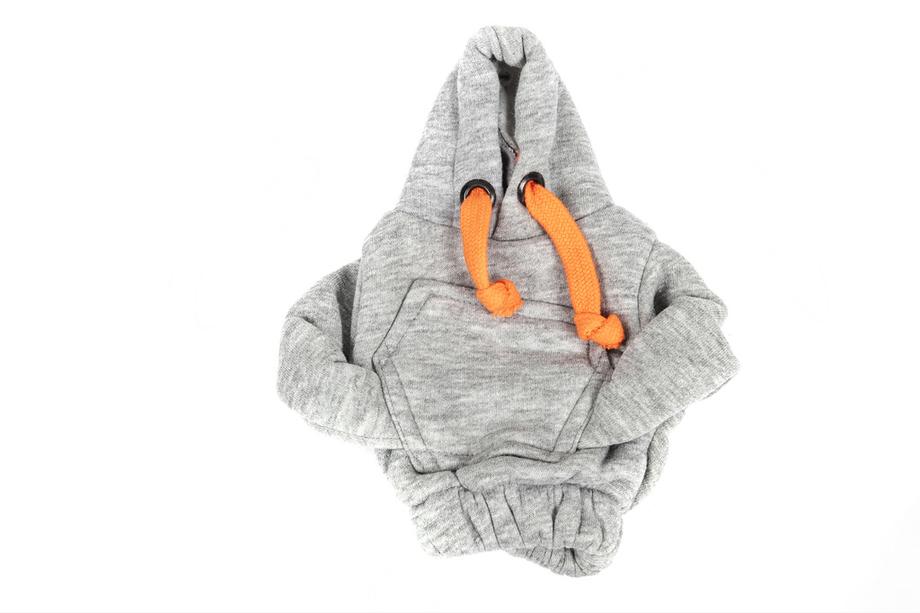 Pārnesumu pārslēga pārvalks “hoodie” (pelēks, oranža aukliņa) Foto 3