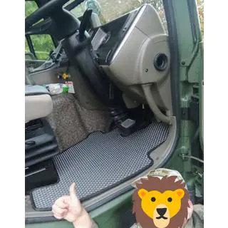 EVA auto paklāji tikai ZSU (melni) Daewoo Novus foto 3