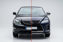 Lexus RX 2003–2009 Facelift komplekts 2021. gadam (bamperis, priekšējie lukturi, aizmugurējie lukturi) foto 1