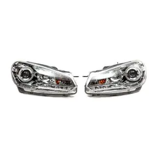 Priekšējie lukturi Silver (2 gab., LED) Volkswagen Golf 6 2008–2014 foto 2