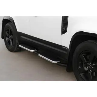 Sānu sliekšņi OEM Silver (110/130, 2 gab.) foto 1