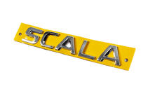 Skoda Scala 2018– Scala uzraksta emblēma foto 2