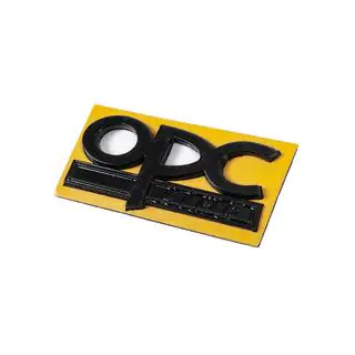 OPC Line emblēma 32 x 85 mm (melna) foto 2