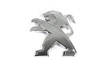 Peugeot 208 2012–2019 Priekšējā emblēma 9673874777 (87 x 85 mm) foto 1