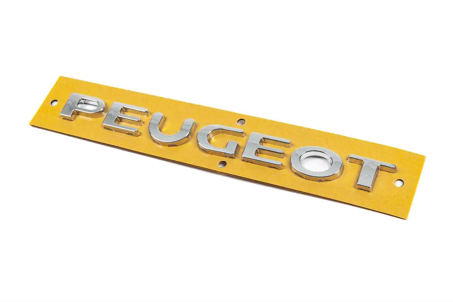 Peugeot 308 2007–2013 Peugeot uzraksts 8665.VF (180 x 16 mm) Foto 2