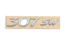 Peugeot 307 2001–2008 Uzraksts 307 SW (175 mm x 30 mm) foto 1