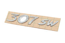 Peugeot 307 2001–2008 Uzraksts 307 SW (175 mm x 30 mm) foto 2