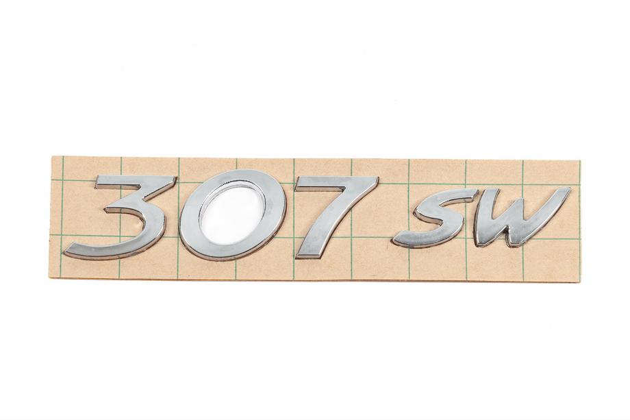Peugeot 307 2001–2008 Uzraksts 307 SW (175 mm x 30 mm) Image