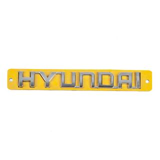 Hyundai uzraksta emblēma (130 x 20 mm) Hyundai Accent 2006–2010 foto 1