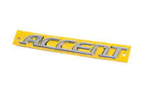 Hyundai Accent 2006–2010 Accent uzraksts (155 x 18 mm) foto 2