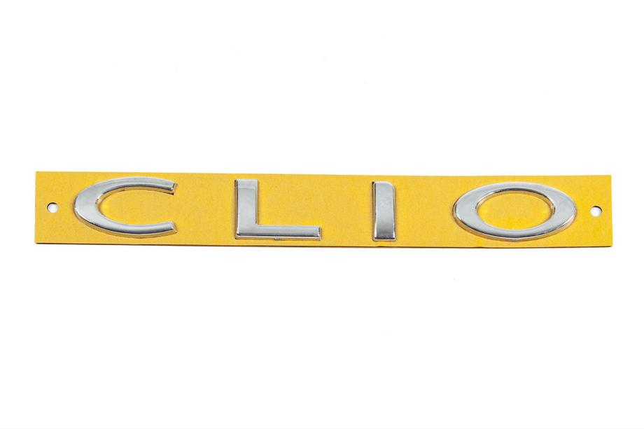 Renault Clio III 2005–2012 Uzraksts Clio 7701208978 (190 mm x 25 mm) Image