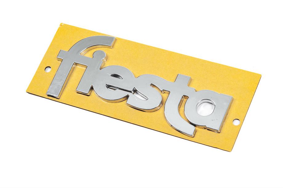 Ford Fiesta 1995–2001 Fiesta uzraksta emblēma YS61B42528AA (117 mm x 52 mm) Foto 2