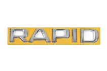 Skoda Rapid 2012–2019 Rapid uzraksts (130 x 22 mm) foto 1