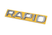 Skoda Rapid 2012–2019 Rapid uzraksts (130 x 22 mm) foto 2