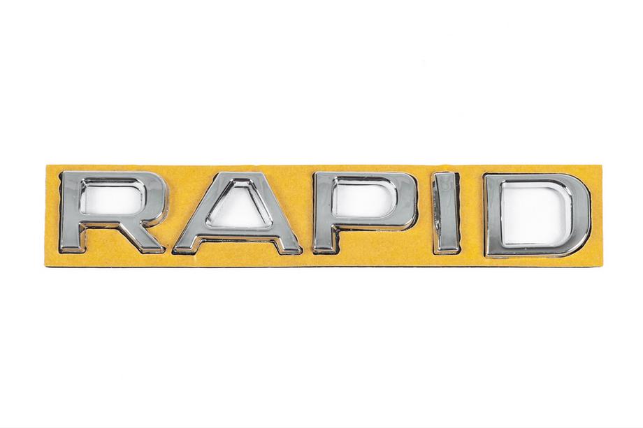 Skoda Rapid 2012–2019 Rapid uzraksts (130 x 22 mm) Image