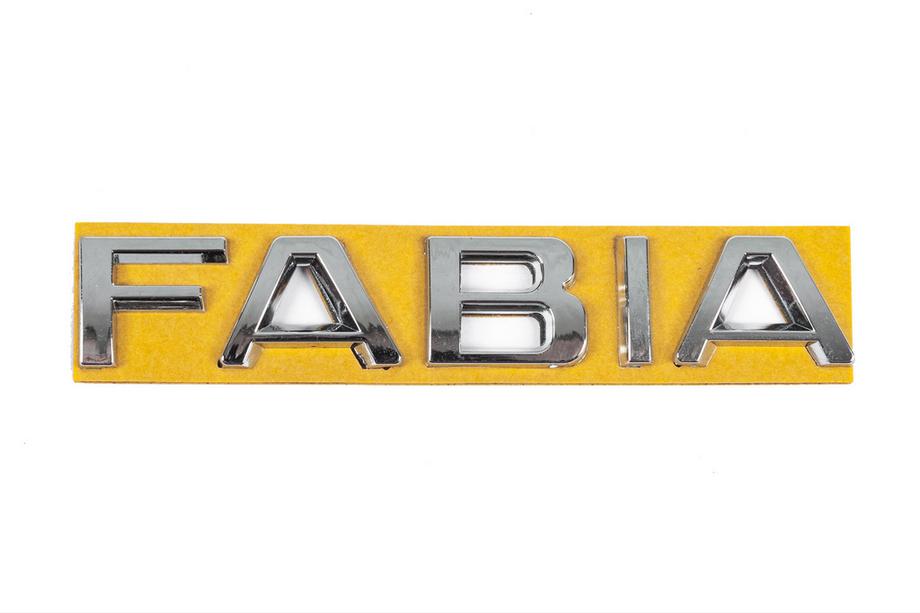Skoda Fabia 2014–2021 Fabia uzraksts (130 x 22 mm) Image