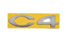 Citroen C-4 2004–2010 C4 8665.Y4 uzraksta emblēma (108 x 30 mm) foto 1