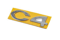 Citroen C-4 2004–2010 C4 8665.Y4 uzraksta emblēma (108 x 30 mm) foto 2