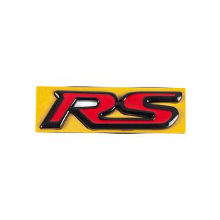 RS uzraksts sarkans/melns (95 mm x 25 mm) foto 1