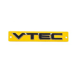 VTEC uzraksts melns ar hromu (110x15 mm) foto 1